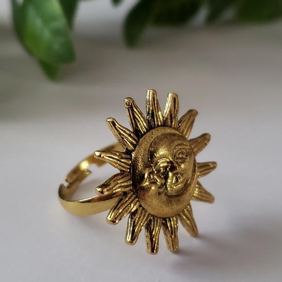 Moon/Sun Adjustable Ring - Picture 2 of 4
